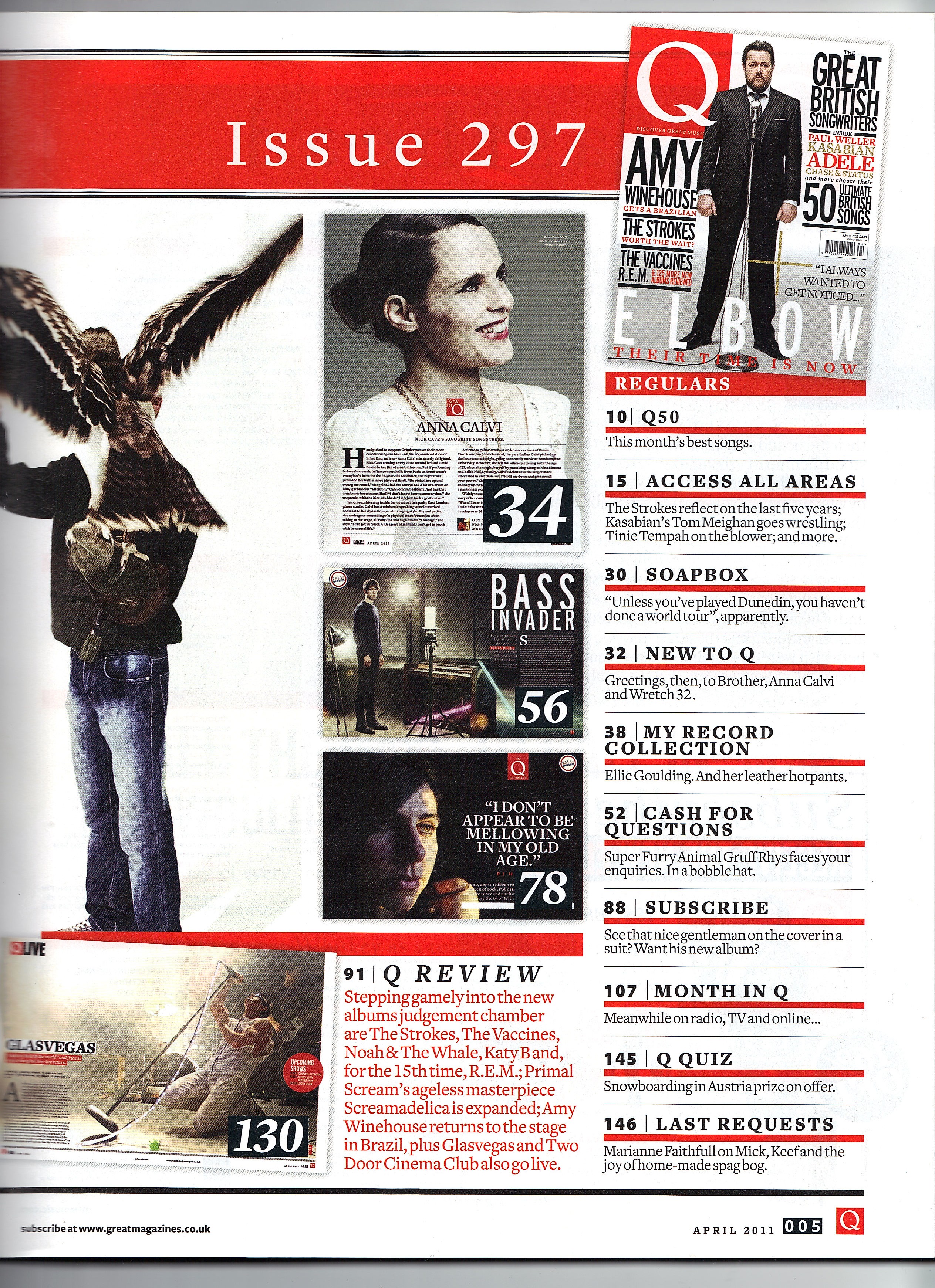 Image result for music magazines contents page
