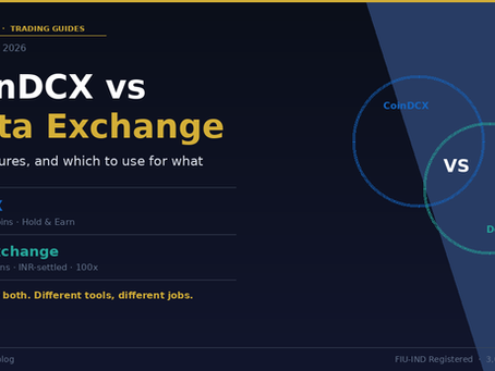 CoinDCX vs Delta Exchange | 2026 Fees, Features & Which Is Better for Indian Traders