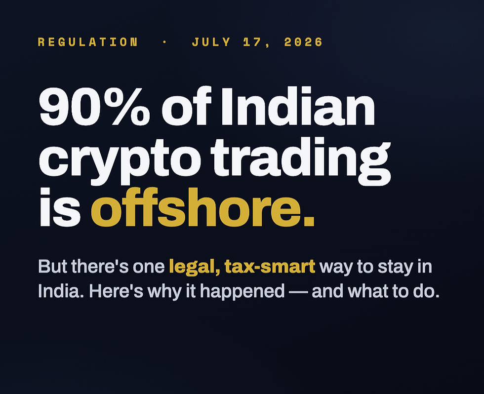 indian crypto trading offshore