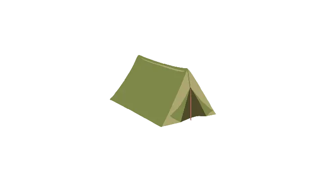 According to the family size which tent is best for a work.