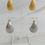 Thumbnail: Cabled Teardrop Solid Stud Earrings