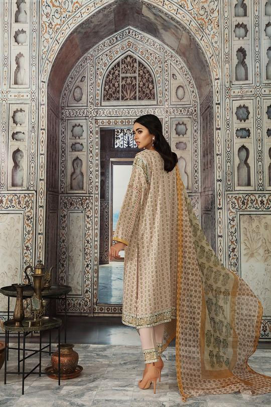 Thumbnail: 42101133-PRINTED SUPER FINE LAWN, BANARSI SLUB & DYED CAMBRIC | LK Trends7