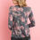 Thumbnail: Button Detail Long Sleeved Floral Print Top