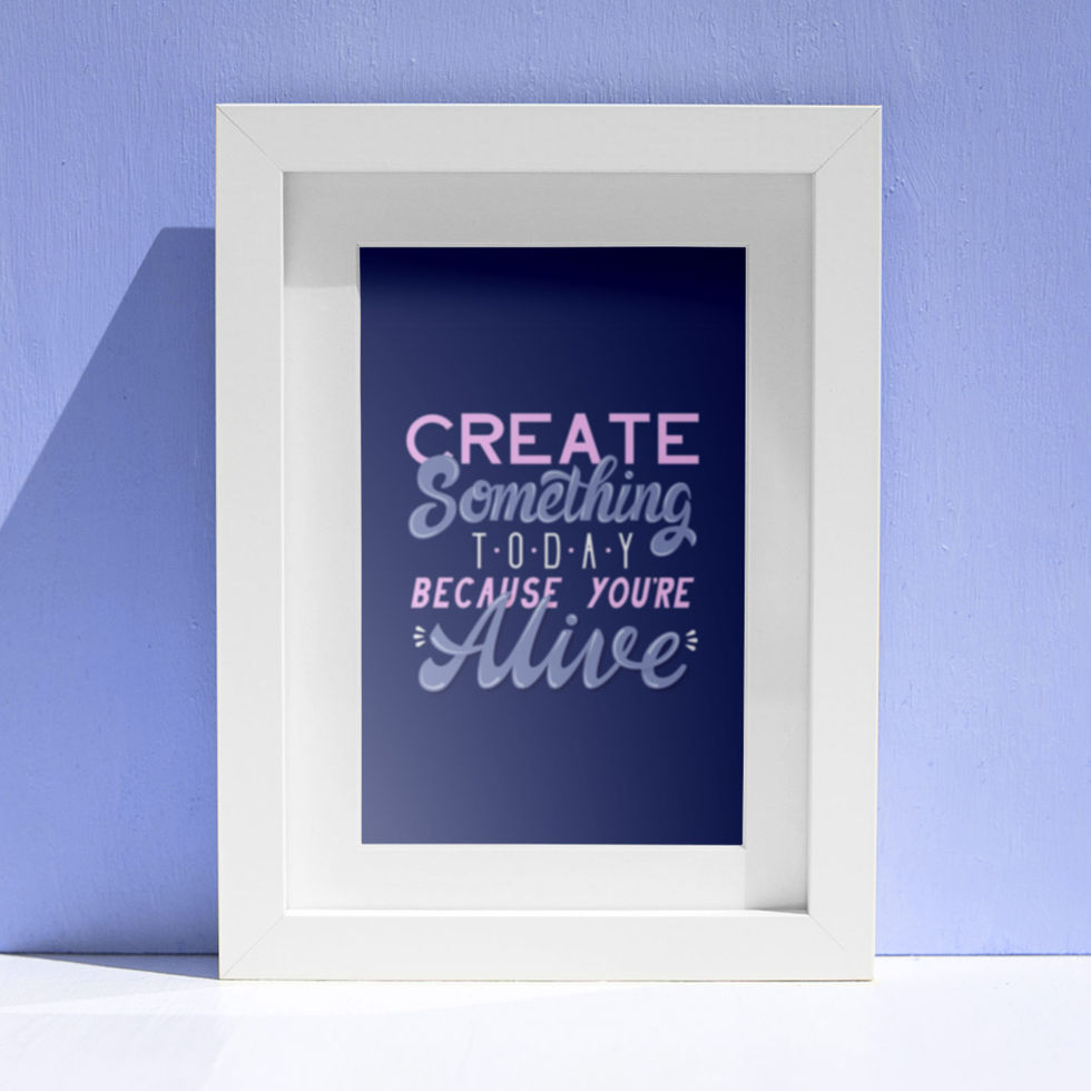 Hand lettering illustration poster design hand-lettering