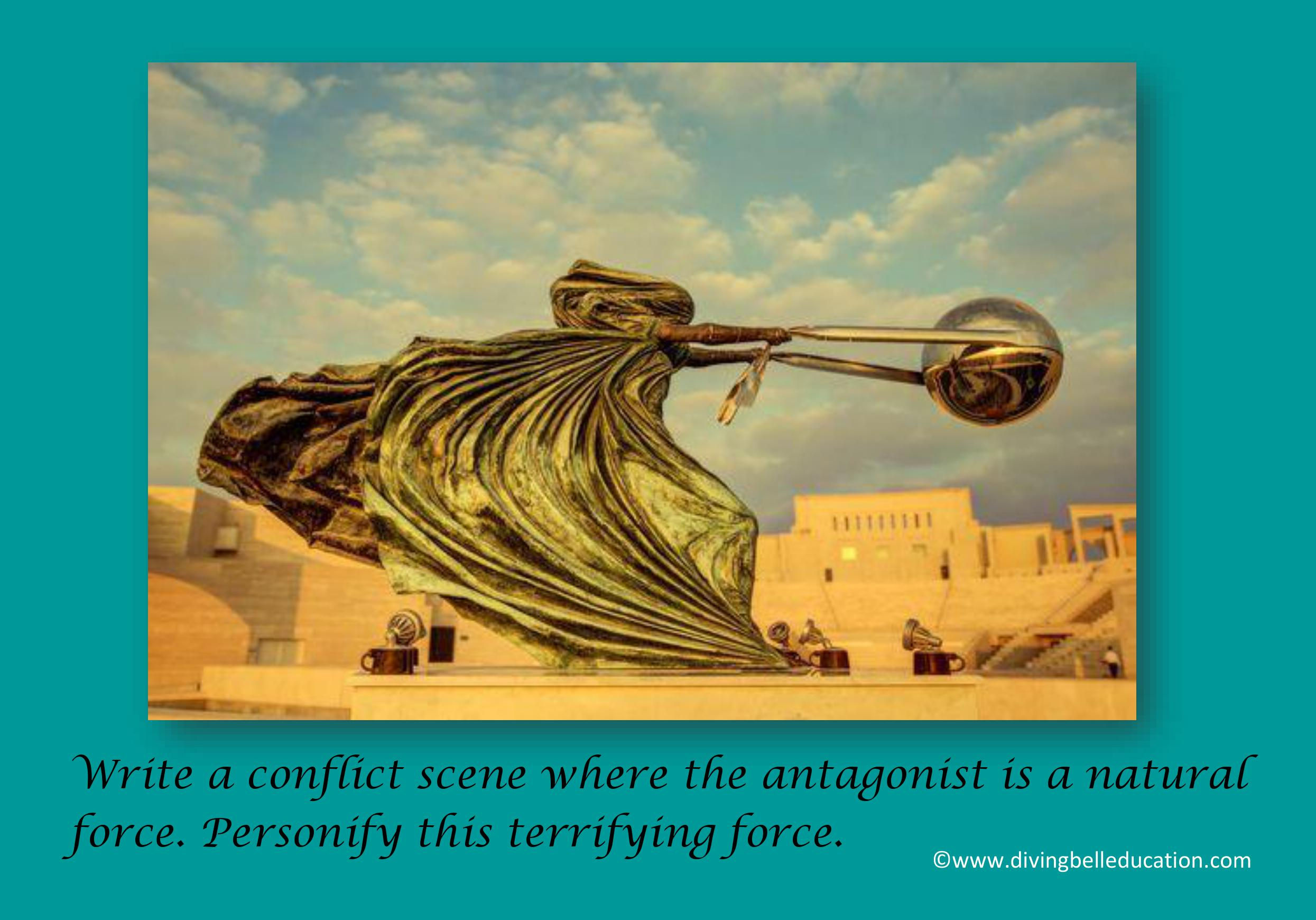 Creative Writing Prompt Card - A natural antagonist