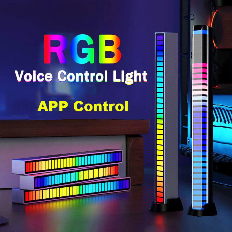 RGB Voice Control Synchronous Rhythm Light Internet Popular Colorful Music