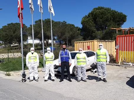 Kolin Kalyon Cengiz Gayrettepe Yeni havalimanı Metro Şantiyesi Dezenfekte ve Temizlik Hizmetleri