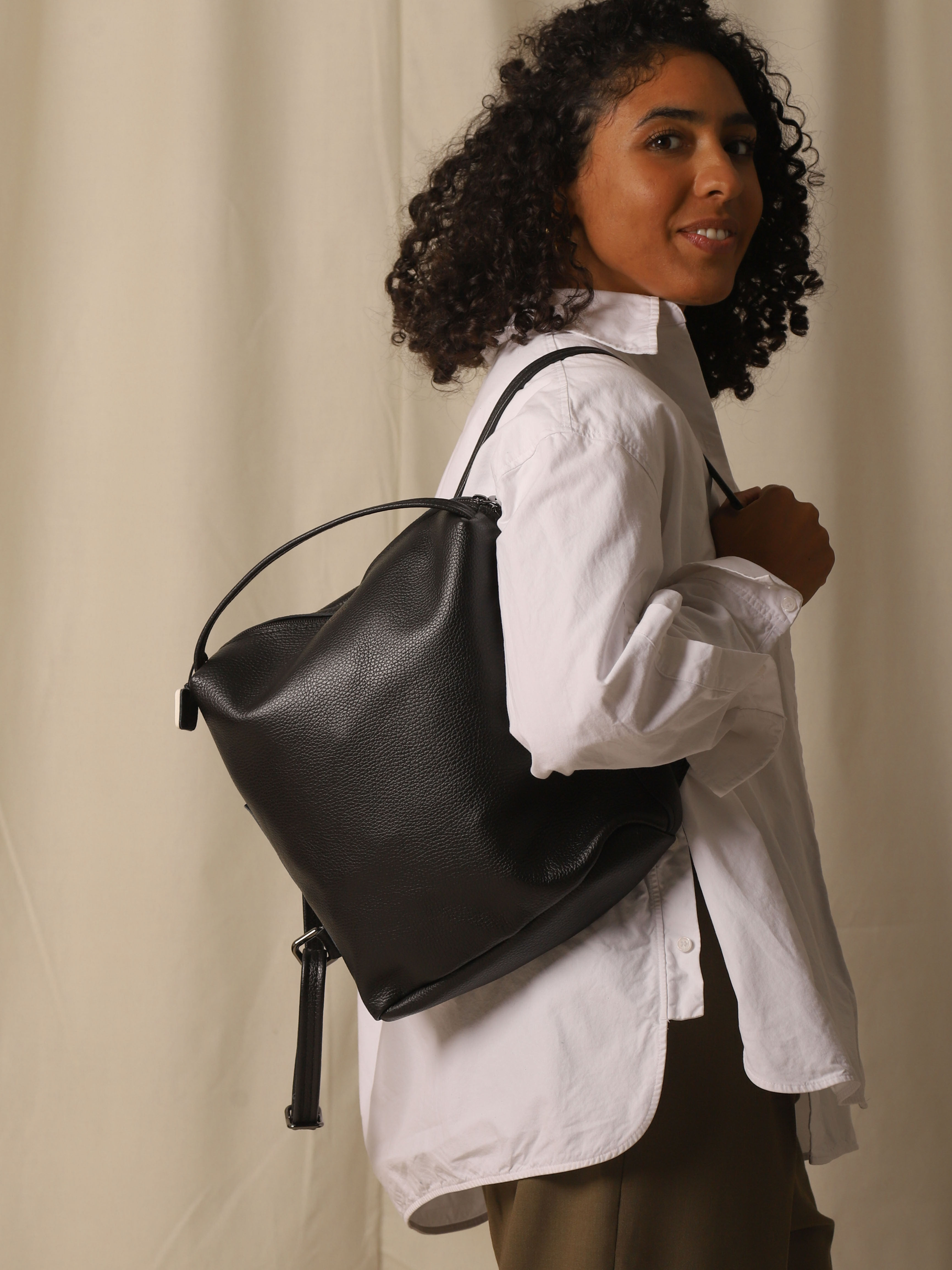 zaino in pelle made in italy