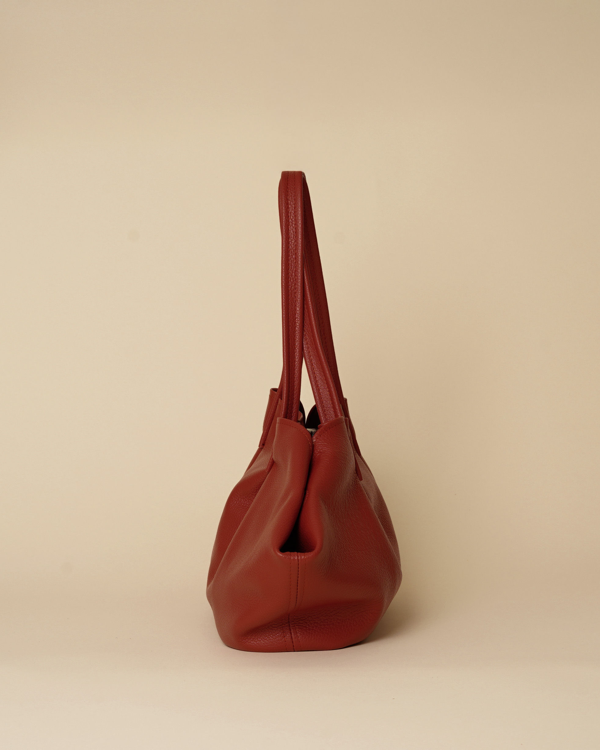 borsa in pelle donna colore burgundy