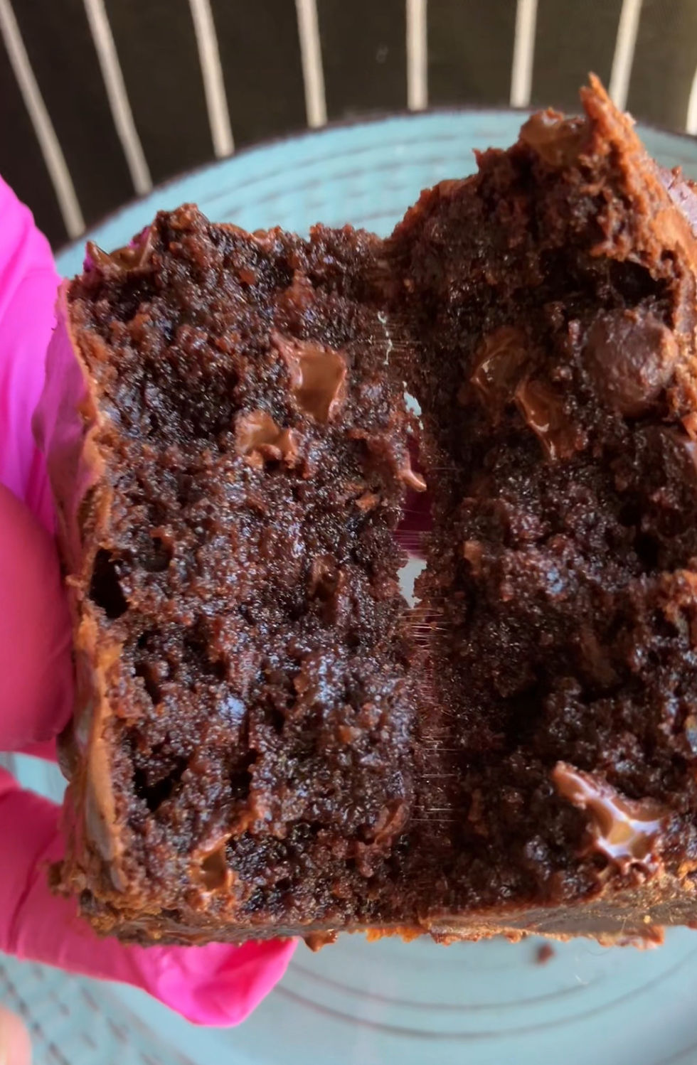 Organic Gooey Fudgy Double Chocolate Chip Brownie | Mountain Home Arkansas