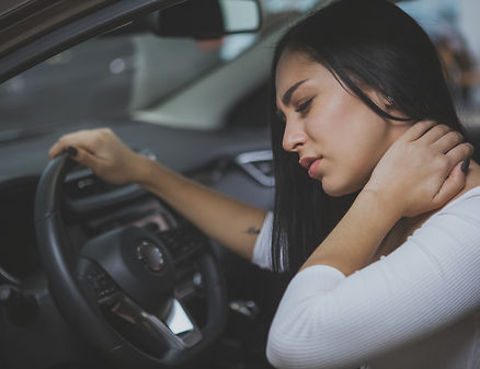 Injured in Car crash