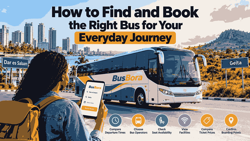 How to Find and Book the Right Bus for Your Everyday Journey