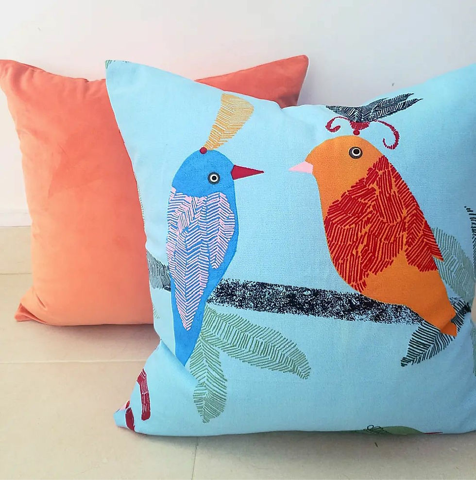 PARROT CUSHION COVER