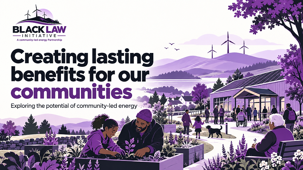 Creating lasting benefits for the communities around Black Law