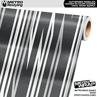 Metro Wrap Speed Shapes Snow Vinyl Film
