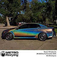 3M 2080 Gloss Flip Psychedelic Vinyl Wrap | GP281