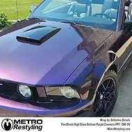 FlexiShield High Gloss Gotham Purple Cosmetic Paint Protection Film Wrap | DM-09