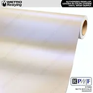 KPMF K75500 Matte White Blue Pearlescent Iridescent Vinyl Wrap | K75584
