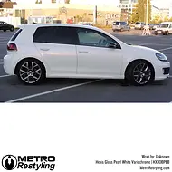 Hexis Gloss Pearl White Variochrome Vinyl Wrap | HX30BPEB (Special Order)