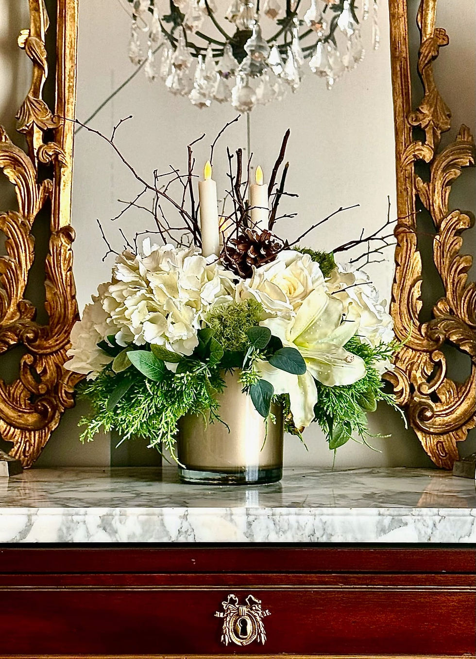 Thumbnail: Winter Woodland Centerpiece