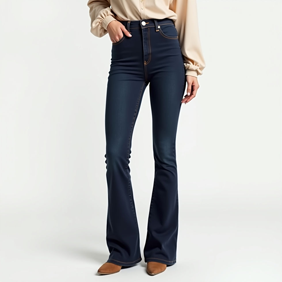 High Rise Flare Jeans