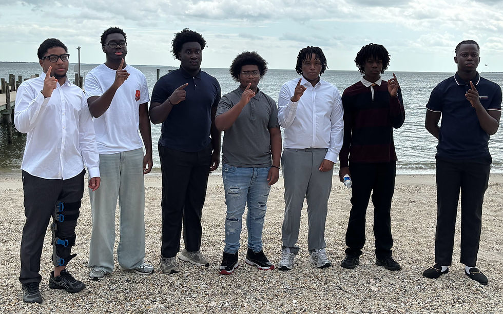New Mentors: Robert, Joshua, Kofi, Noah, Kyree, Richard, and Wisdom