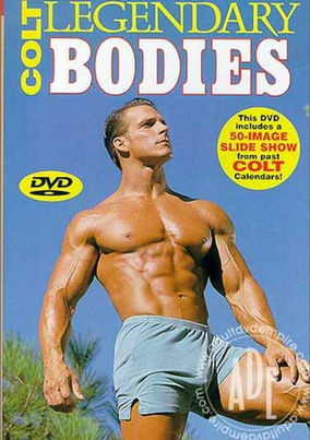 Legendary Bodies (Colt). Champion muscle studs for COLT Men, featuring nudity, sensual posturing, and idolization of muscles for solo male sex.