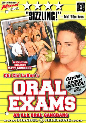 Chi Chi LaRue Oral Exams (Remastered). Sizzling gay fuck action in hot gang bang! Witness hard cocks, intense fucking and sucking in this oral gang bang.