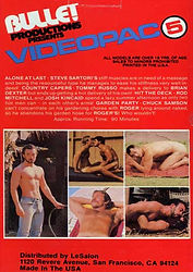 Bullet Videopac 5. Classic gay porn film by Bijou Classics. Featuring Alone at Last, Country Capers, Hit the Deck and Garden Party. Enjoy vintage gay porn.