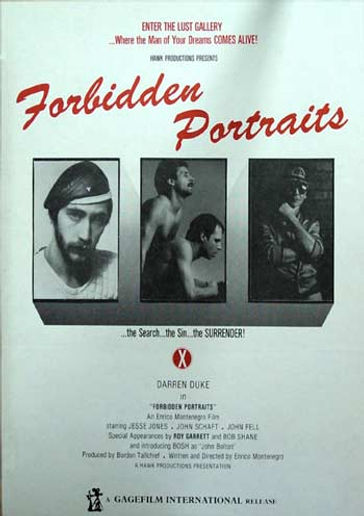 Forbidden Portraits: Vintage 1982 gay film parody from Hawk Productions. An artist seduces male models for inspiration, leading to intimate encounters.