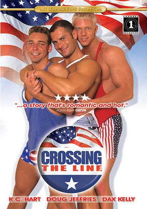 Crossing the Line: 1996's ultimate gay sex collision! Hot men hooks up with a Republican at the RNC in this hilarious and hot vintage gay classic porn.