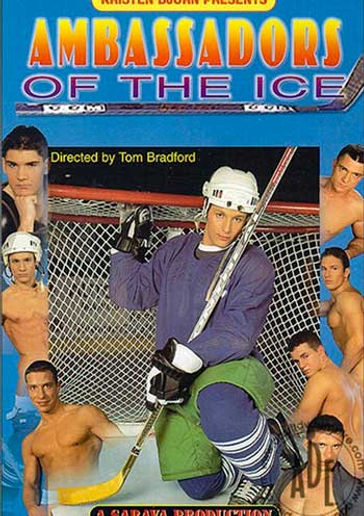 Ambassadors of the Ice. Join hockey team as they initiate rookies in this gay porn filled with 10 hunky men, hot sex, and top-notch production values.