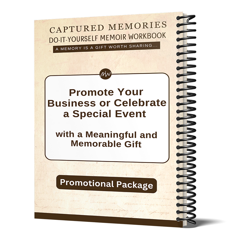 Thumbnail: CUSTOMIZED DIY MEMOIR WORKBOOK PACKAGE (25 COUNT)