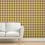 Thumbnail: Chartreuse & Purple Houndstooth Wallpaper and Home Décor
