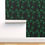 Thumbnail: Pine Boughs Wallpaper, Green or Gold