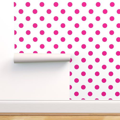 Thumbnail: Pink Dots Wallpaper & Home Décor