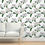 Thumbnail: Large Magnolias on white Wallpaper or fabric