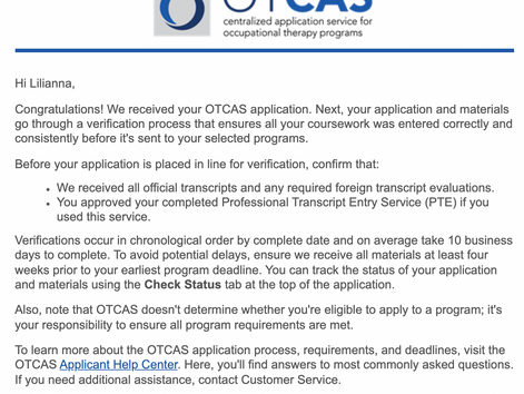 Graduate School Application Process