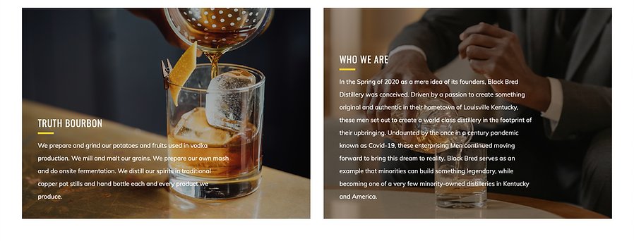 Black Bred Distillery Website