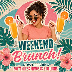 Join THRōW Social Delray Beach for weekend brunch, with bottomless mimosas and bellinis available in Downtown Delray Beach, Florida.