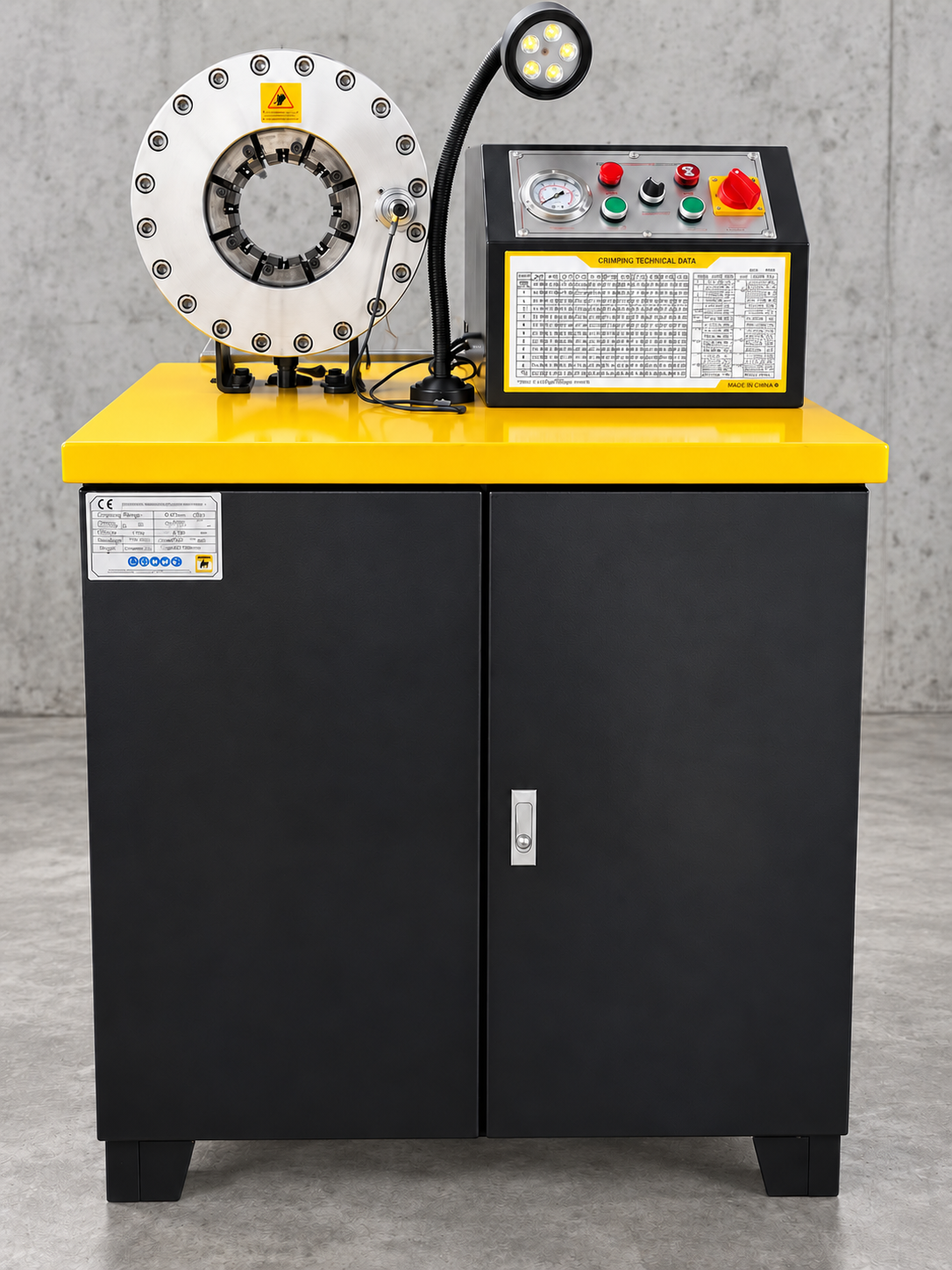 Hydraulisk slangepresse – 6–51 mm, 4 kW