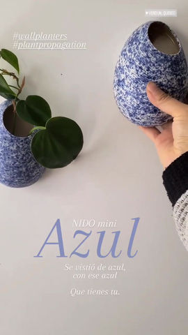 Thumbnail: AZUL "NIDO mini" Wall Planter / Wall Vase