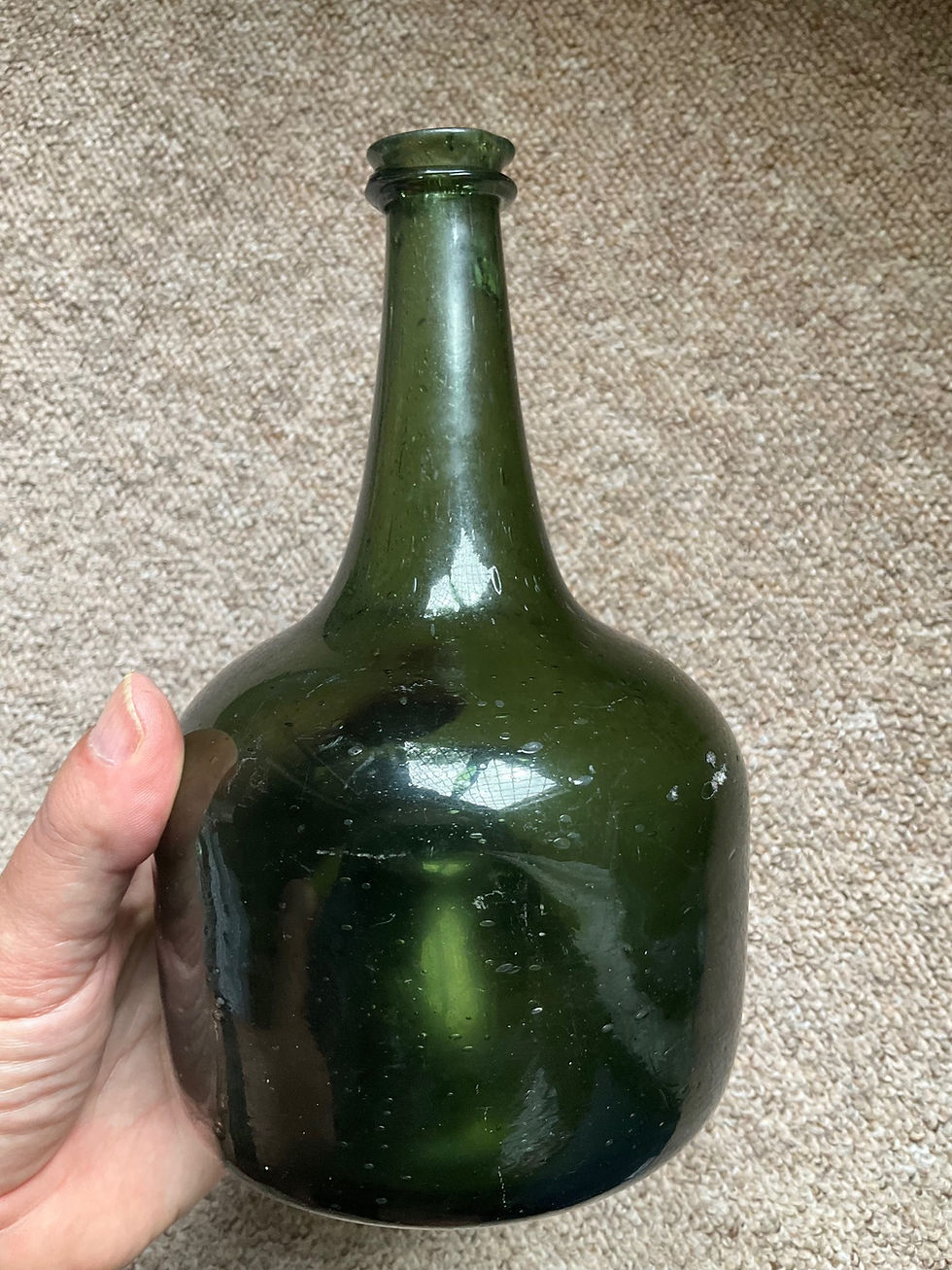 Thumbnail: Rare North German long necked mallet c1740