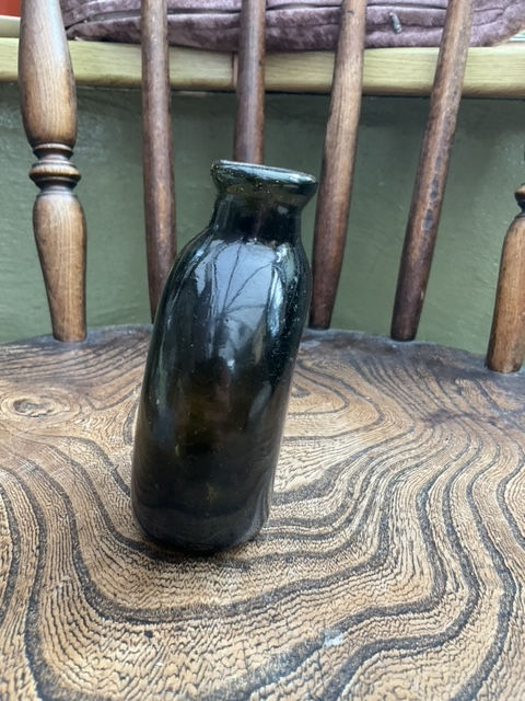 Thumbnail: pocketflask blackglass Alloa? c1780