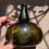 Thumbnail: Mint freeblown blackglass English onion c1705