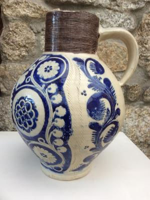 Thumbnail: Giant Westerwald jug GR, Cherub and Crown