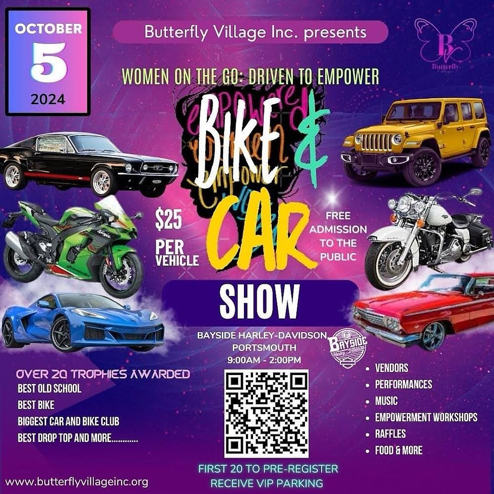 Butterfly Village - Bike & Car Show