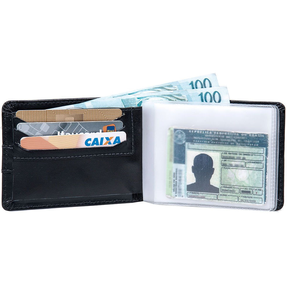 Miniatura: Carteira de Couro com Elástico Artlux 367