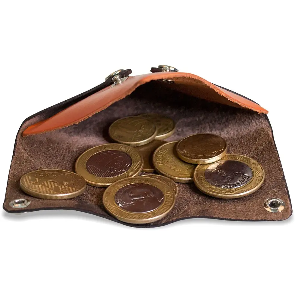 Miniatura: Porta Moedas c/ 4 aberturas em Couro Artlux 943