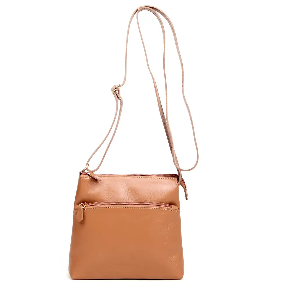 Bolsa Feminina Transversal em Couro 7018